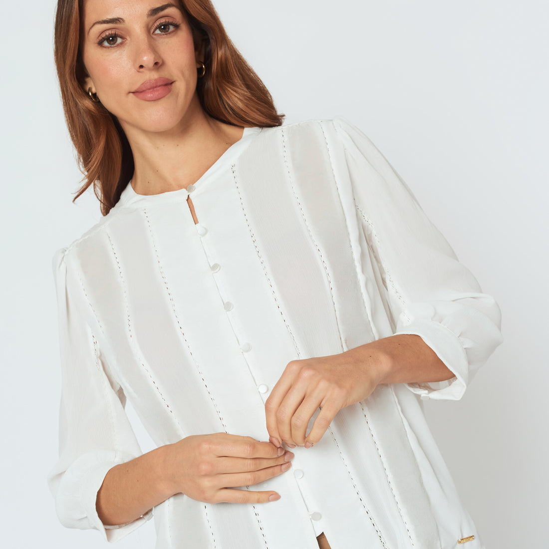 Blusa Paige Hueso