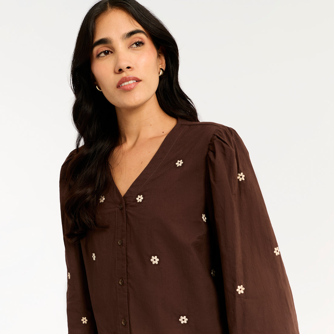 Blusa Reiko Marron