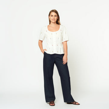 Blusa Romina Hueso