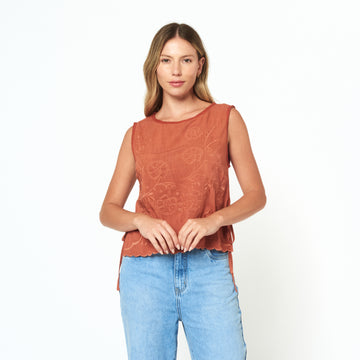 Blusa Samantha Terracota