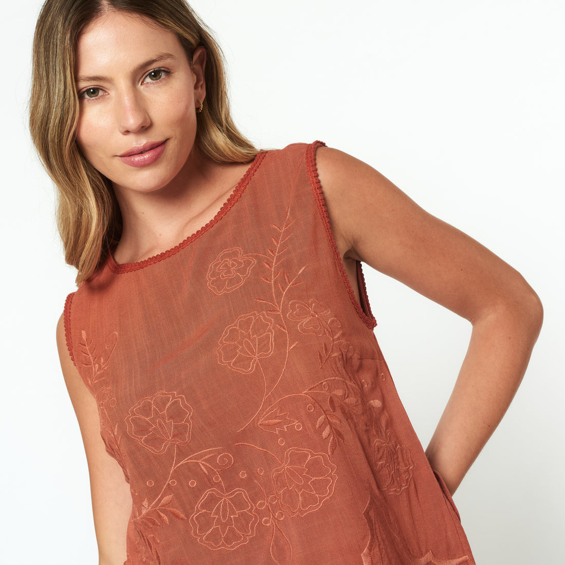 Blusa Samantha Terracota