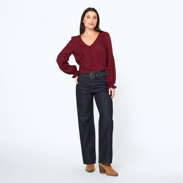 Blusa Teresa Vino