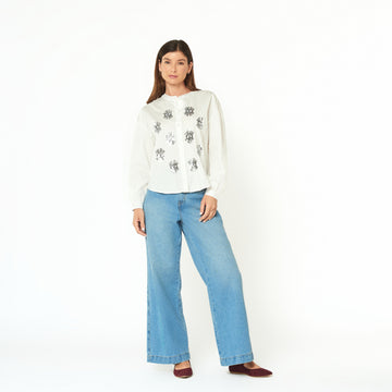 Blusa Magnolia Hueso