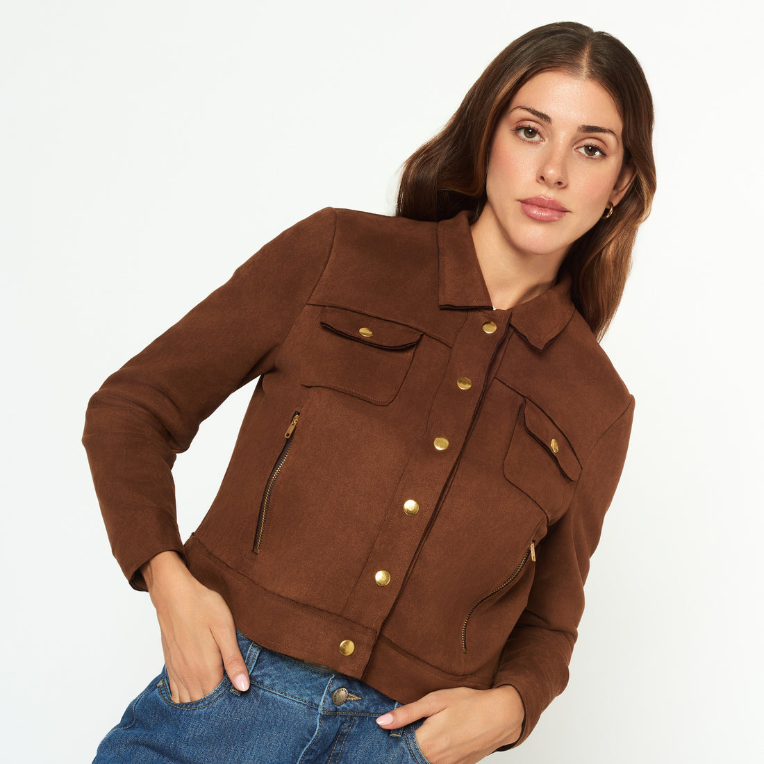 Casaca New Emiliana Marron
