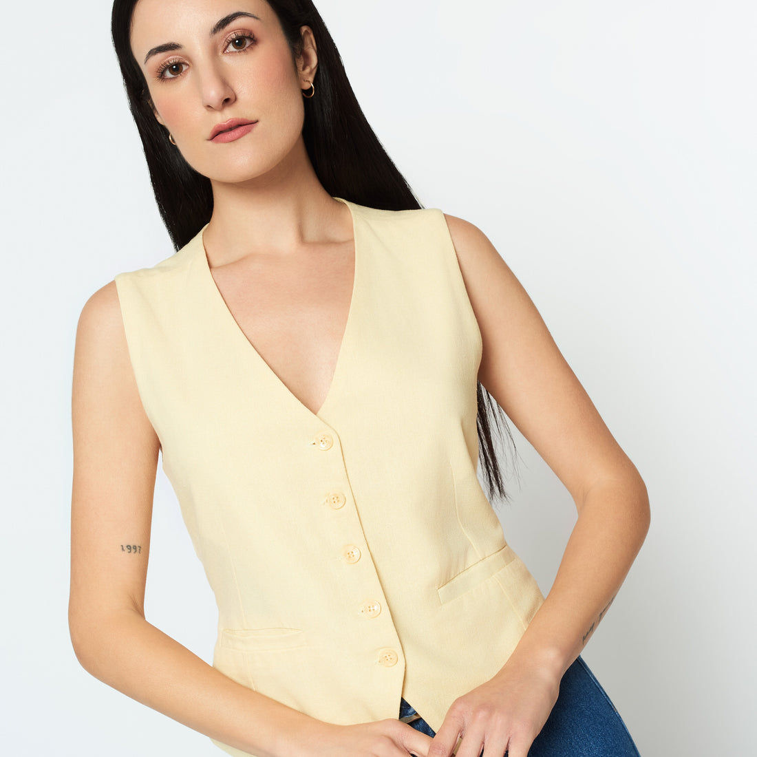 Chaleco Isaura Amarillo