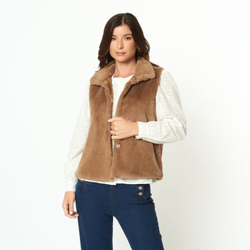 Chaleco Molina Beige