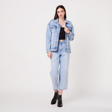 Cargar imagen en el visor de la galería, Chaqueta Duana Celeste
