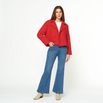 Chaqueta Leticia Rojo