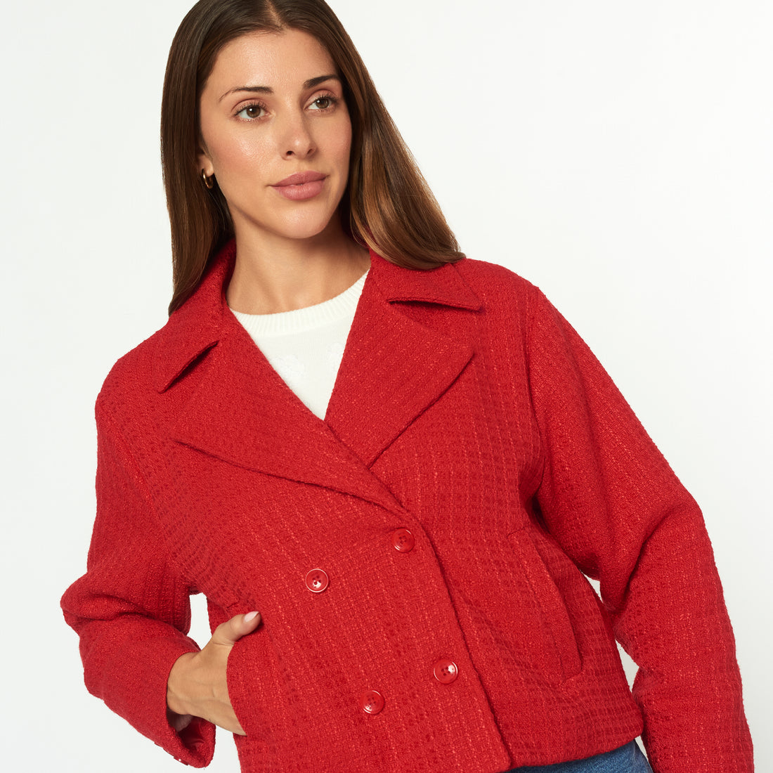 Chaqueta Leticia Rojo