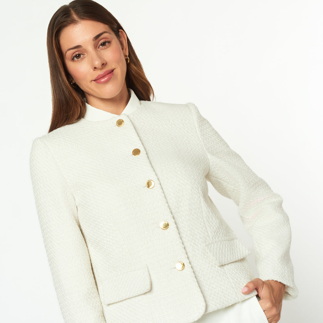 Chaqueta Luana Hueso