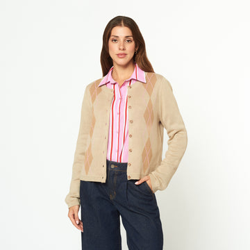 Chompa Alia Beige