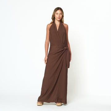 Enterizo Salma Marron