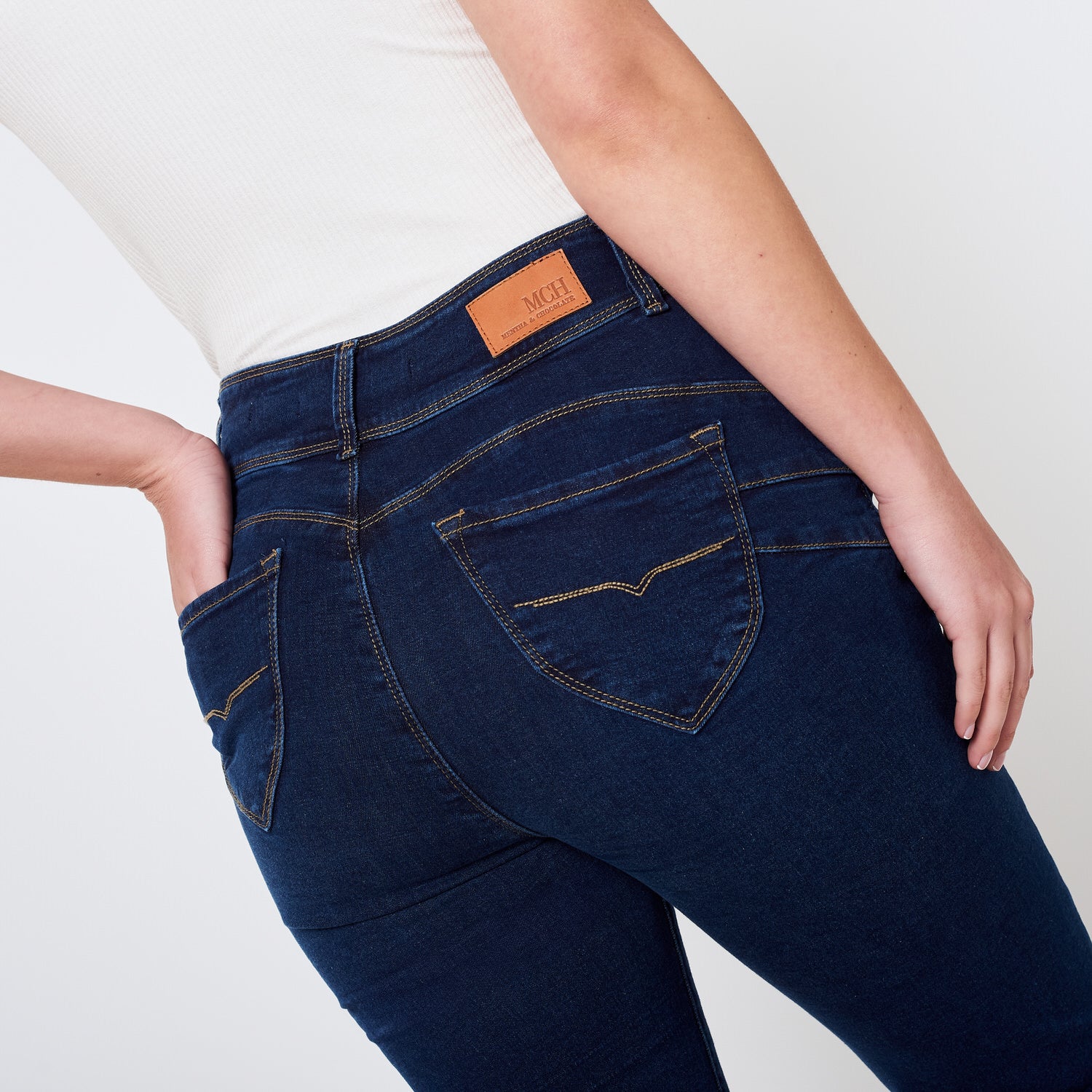 Jean Push In Push Up Azul - Main Image