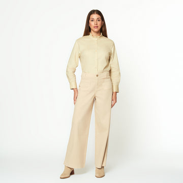 Pantalon Alaia Beige