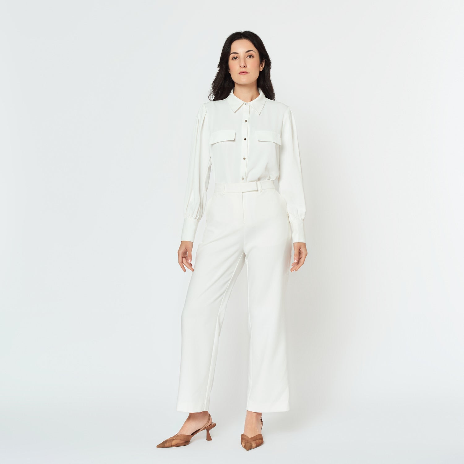 Pantalon Almendra Hueso