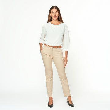 Pantalon Bas Correa Beige