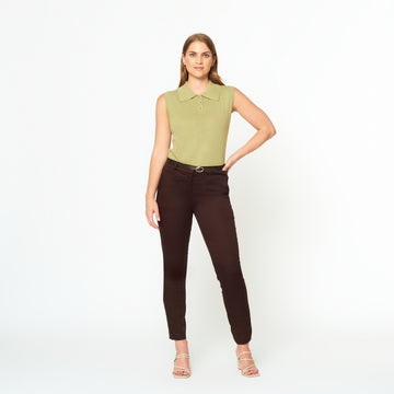 Pantalon Bas Correa Marron