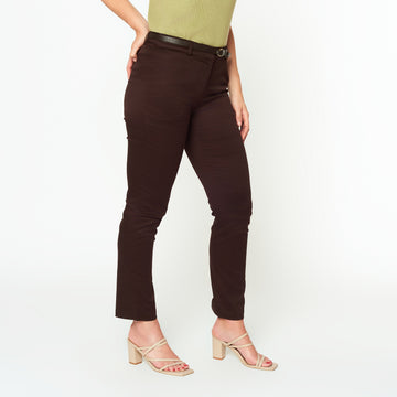 Pantalon Bas Correa Marron