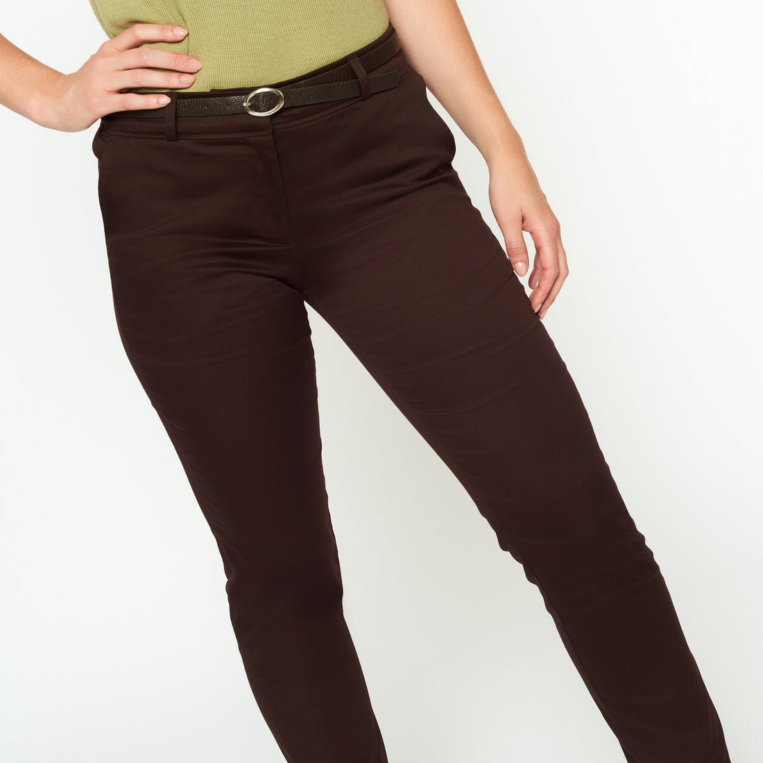 Pantalon Bas Correa Marron