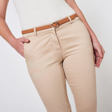 Cargar imagen en el visor de la galería, Pantalon Bas Correa Beige
