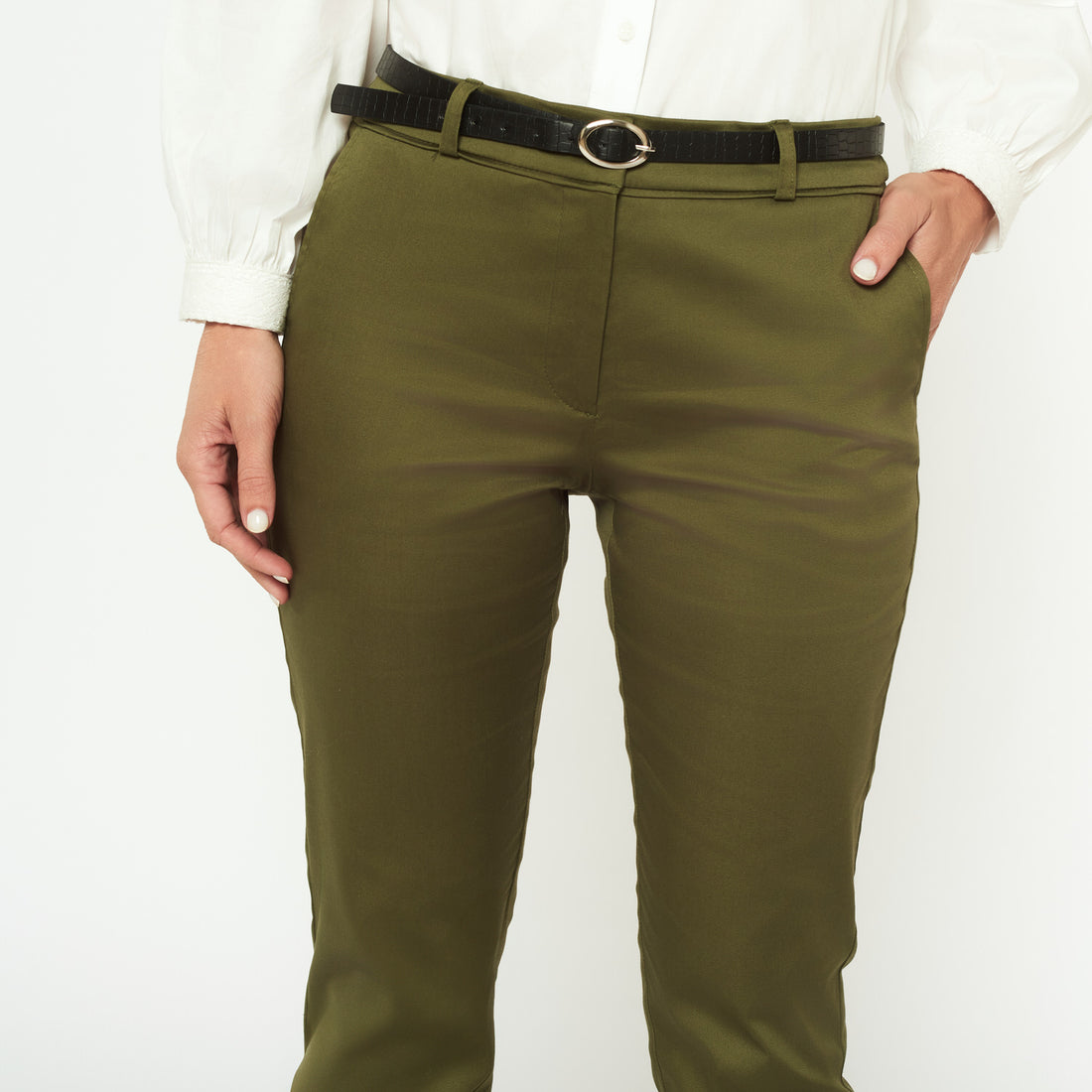 Pantalón Bas Correa Verde