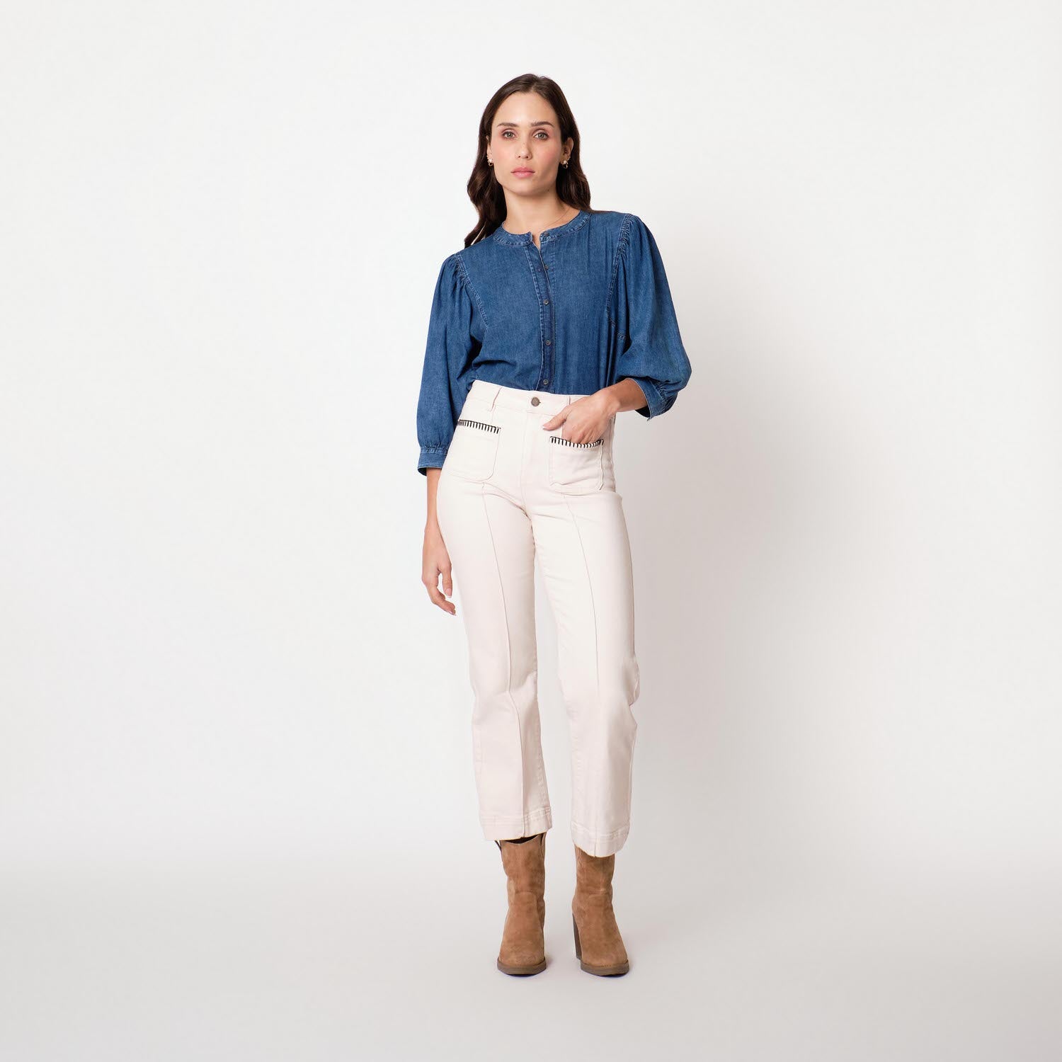 Pantalon Brina Crudo