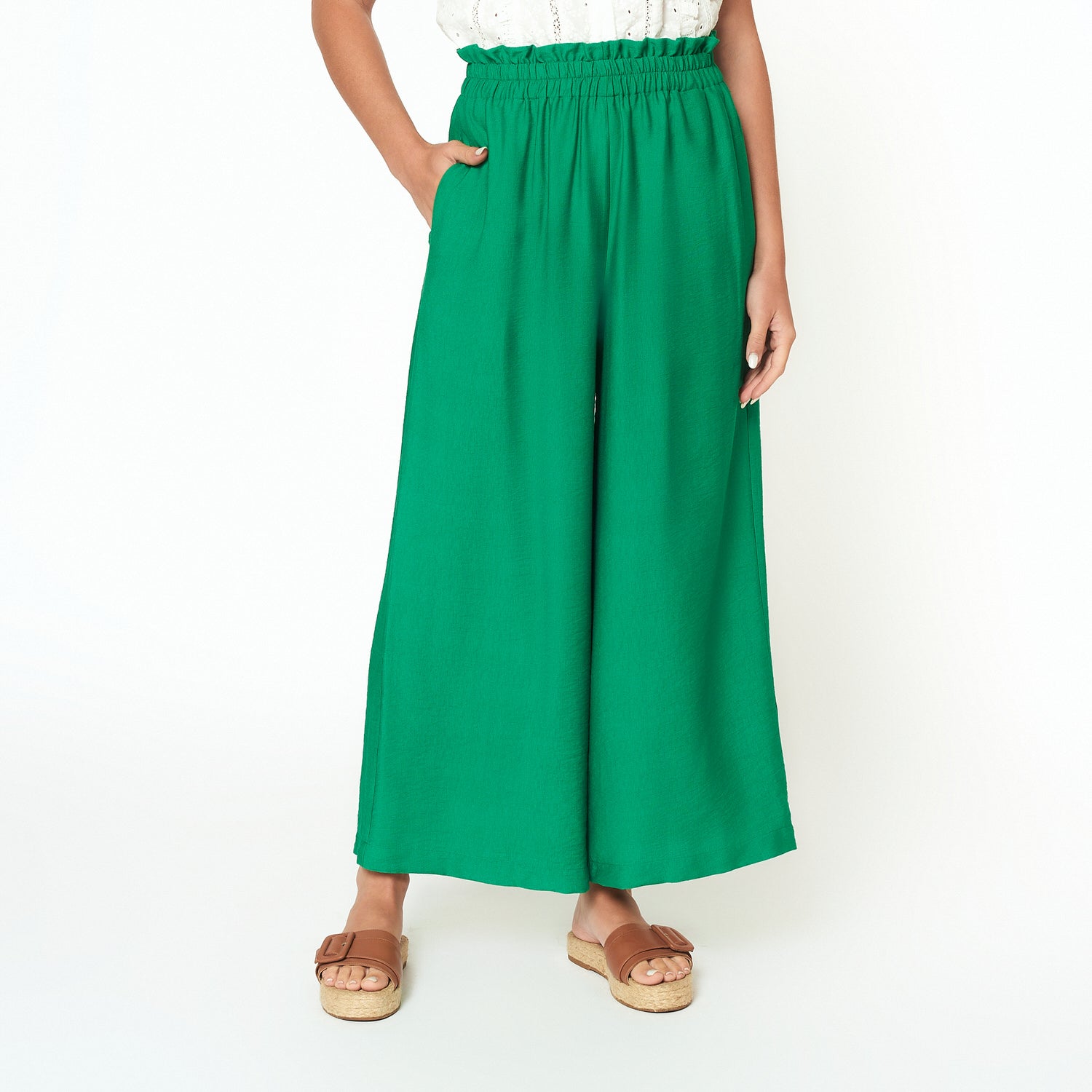Pantalon Celine Verde