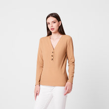 Cargar imagen en el visor de la galería, Polo Emiliana Camel
