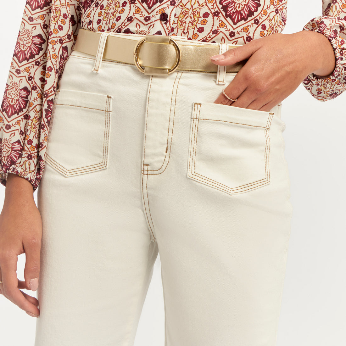 Pantalon Ginette Hueso