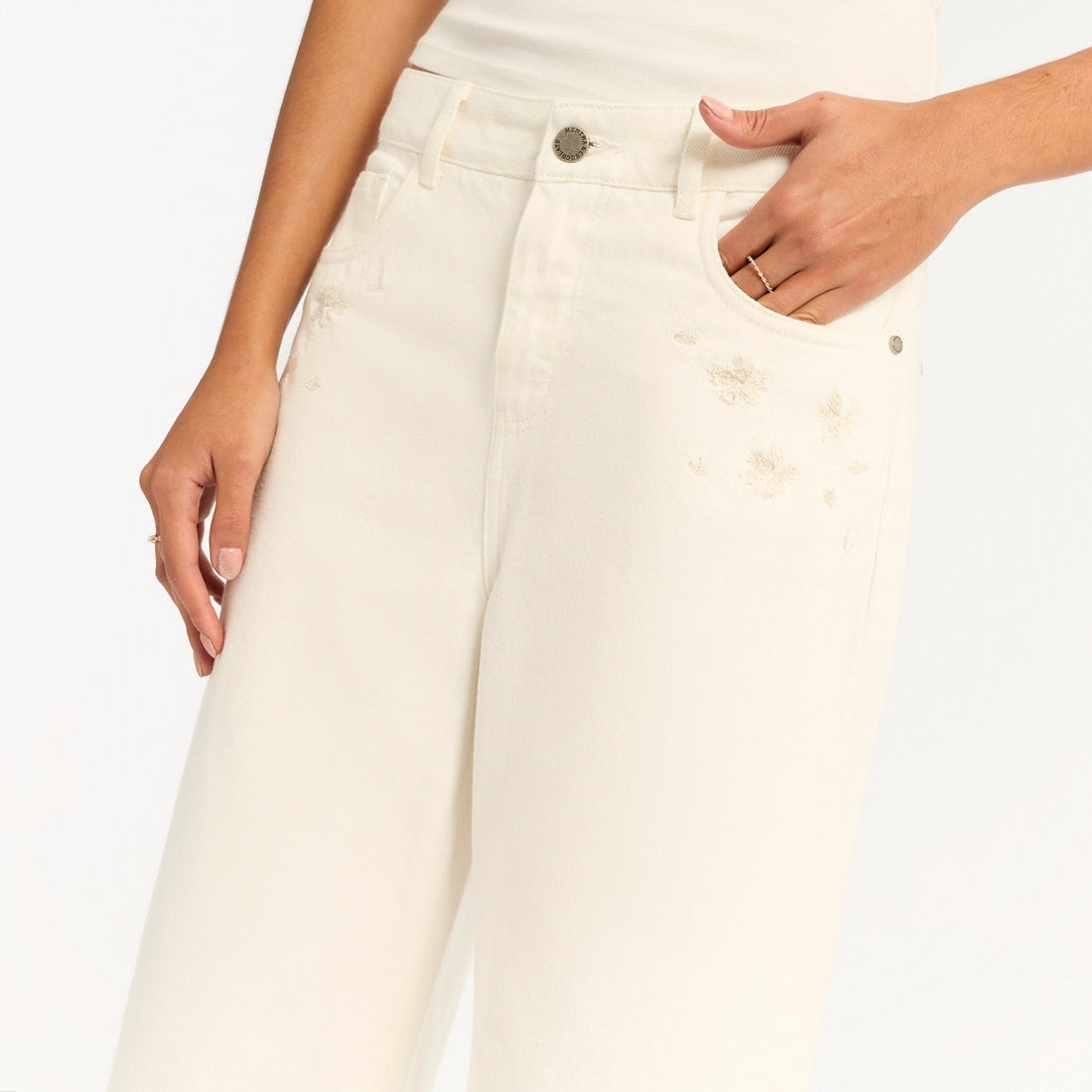 Pantalon Rocio Hueso