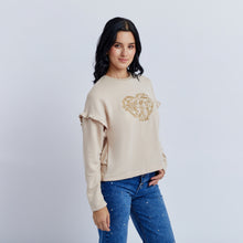 Cargar imagen en el visor de la galería, Polera Marcela Beige
