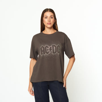 Polo Acdc Gris