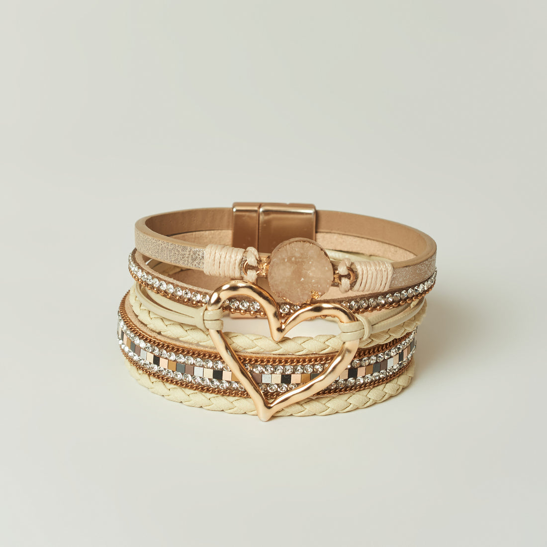 Pulsera Mirtha Beige