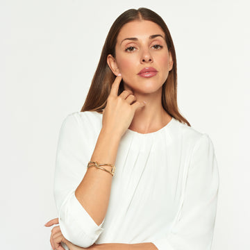 Pulsera Mercedes Dorado