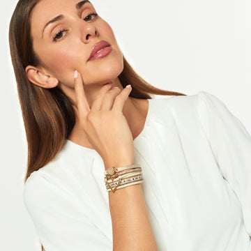 Pulsera Mirtha Beige