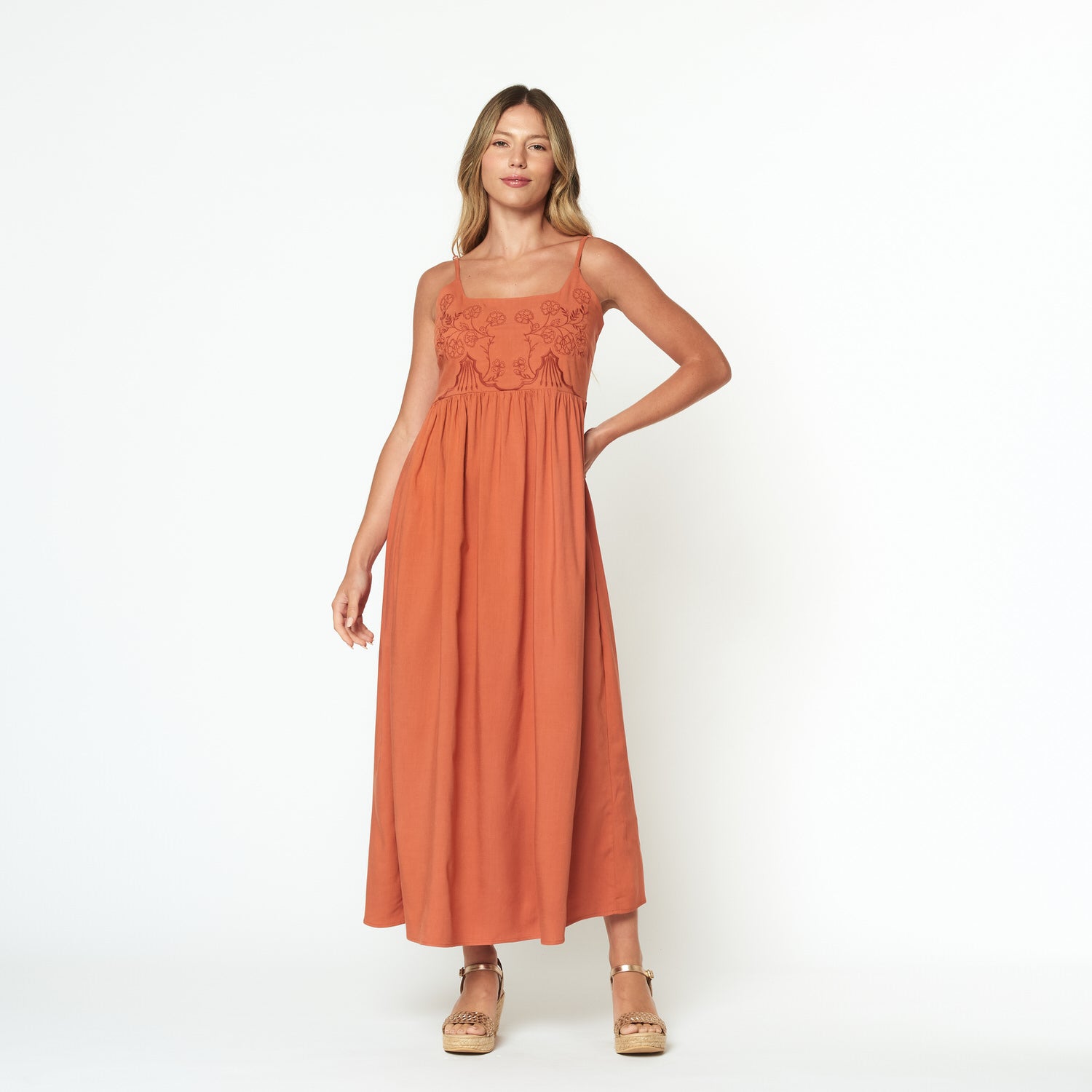 Vestido Andy Terracota