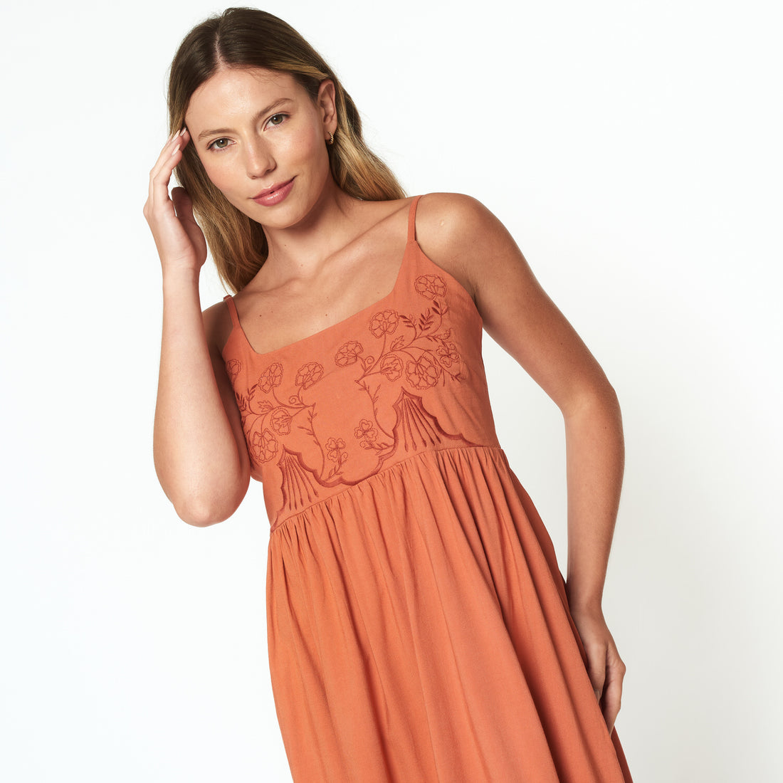 Vestido Andy Terracota