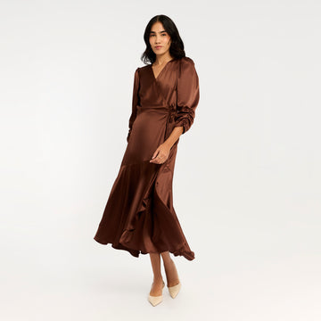 Vestido Aura Marron