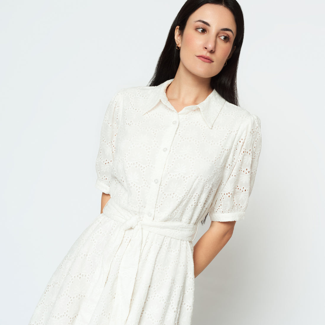 Vestido Margot Hueso