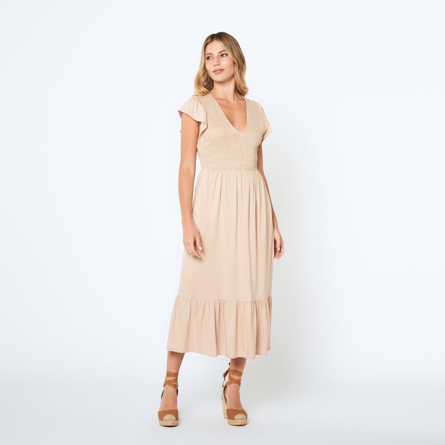 Vestido Niurka Beige