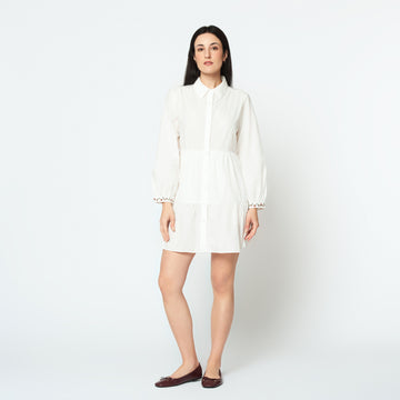 Vestido Oli Hueso