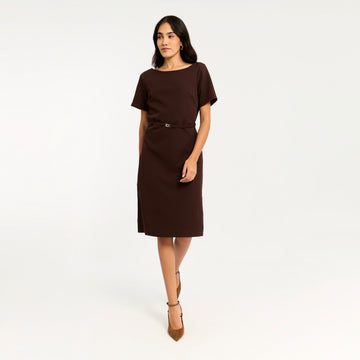 Vestido Rafaela Marron
