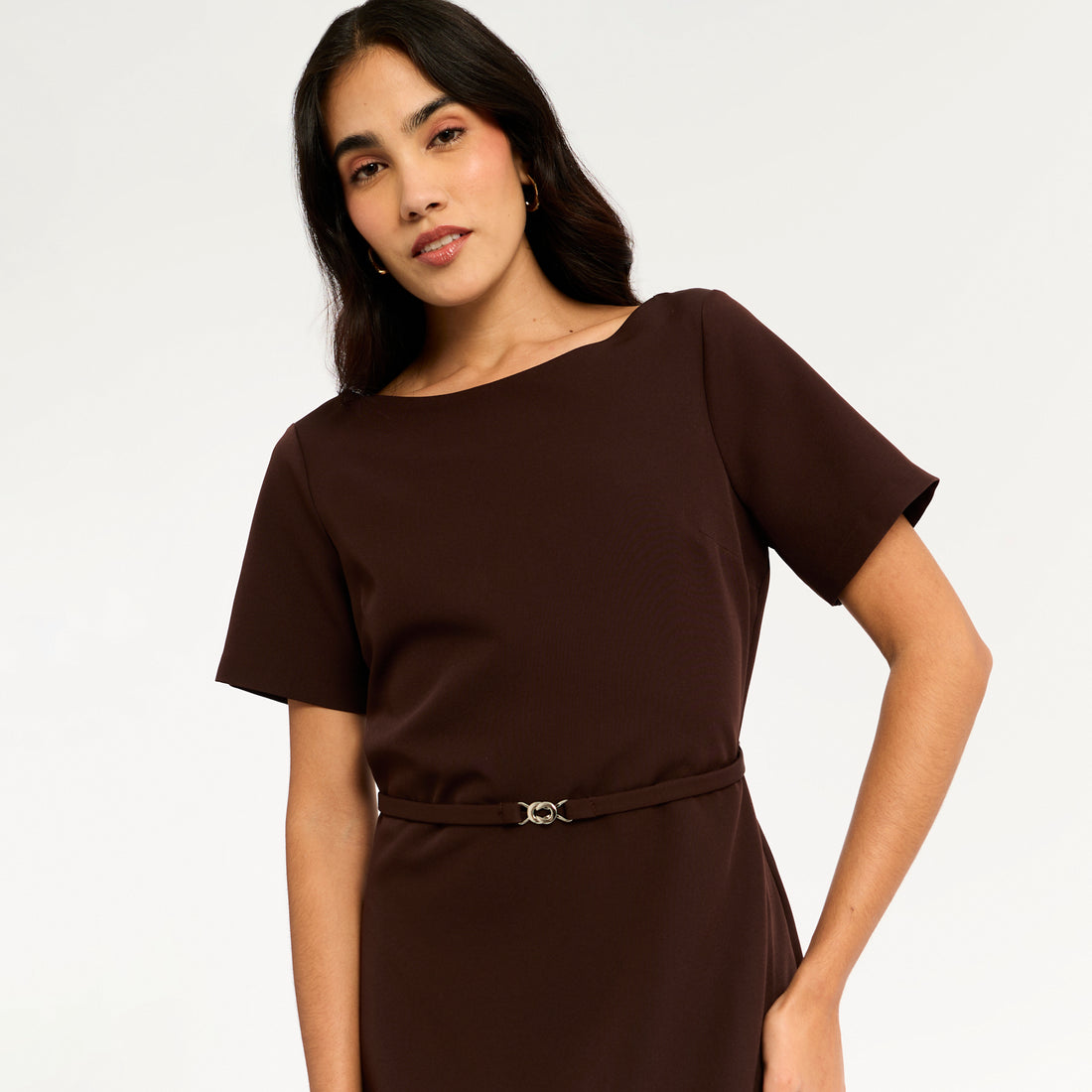 Vestido Rafaela Marron