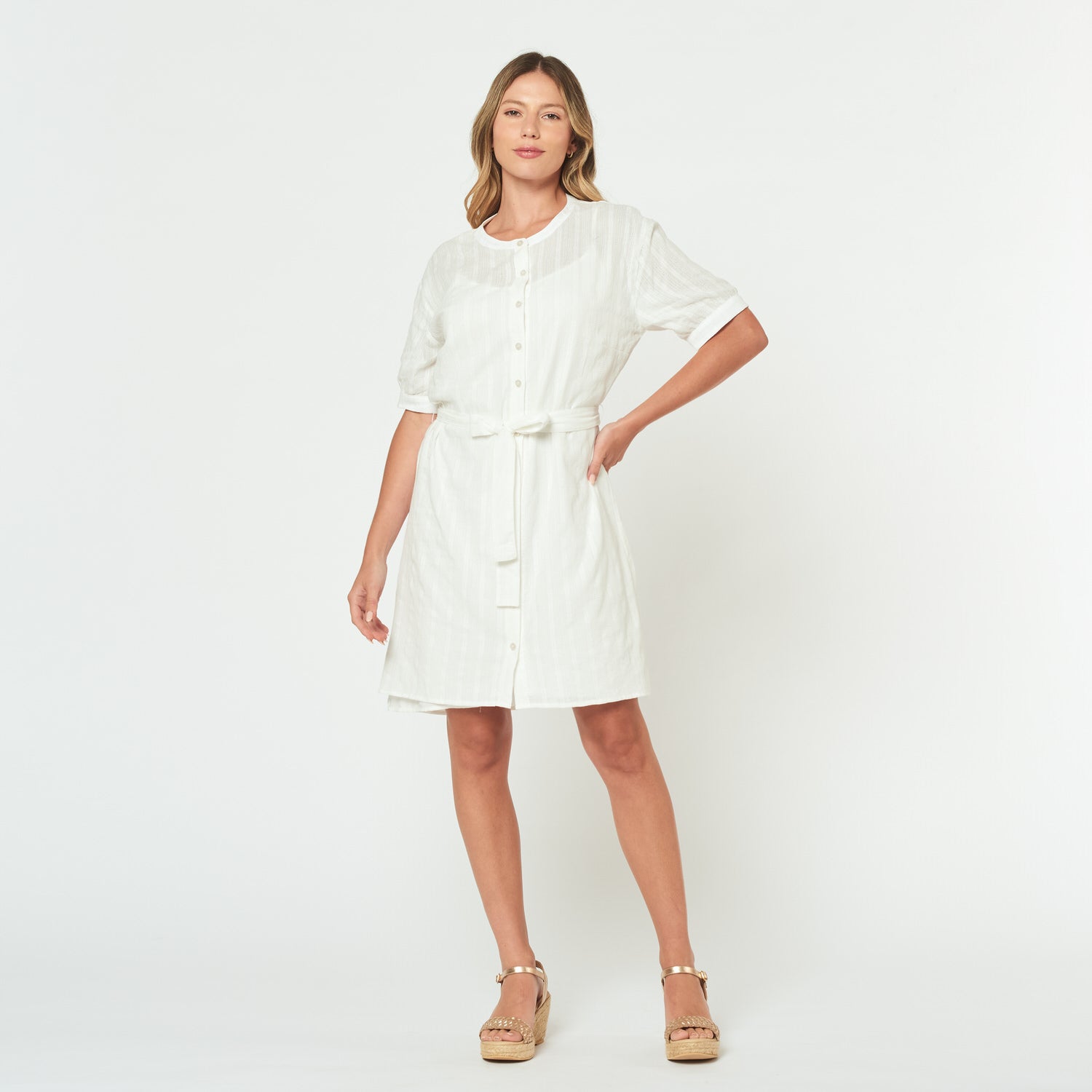 Vestido Saskia Hueso