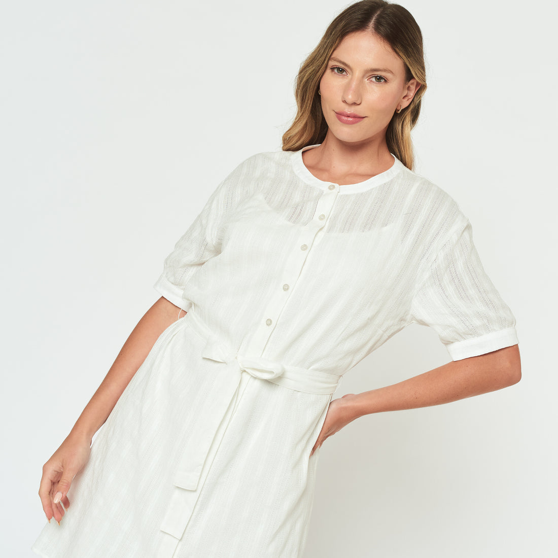 Vestido Saskia Hueso