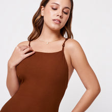 Cargar imagen en el visor de la galería, Vestido Shantal Marron

